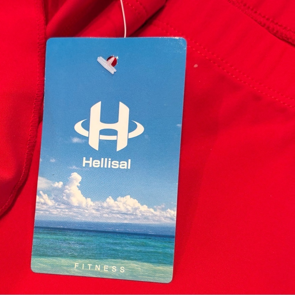 Hellisal Fitness Red Athletic Dress w Matching Shorts XS NWT - Picture 5 of 5